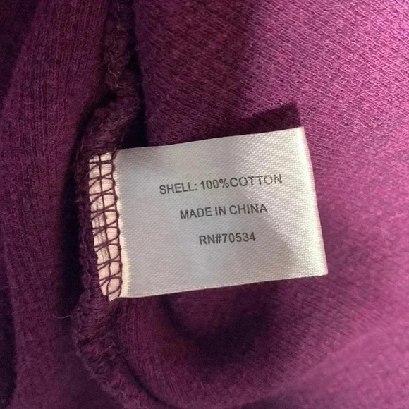 ORVIS Purple Quarter Zip Jacket XL - Picture 6 of 6